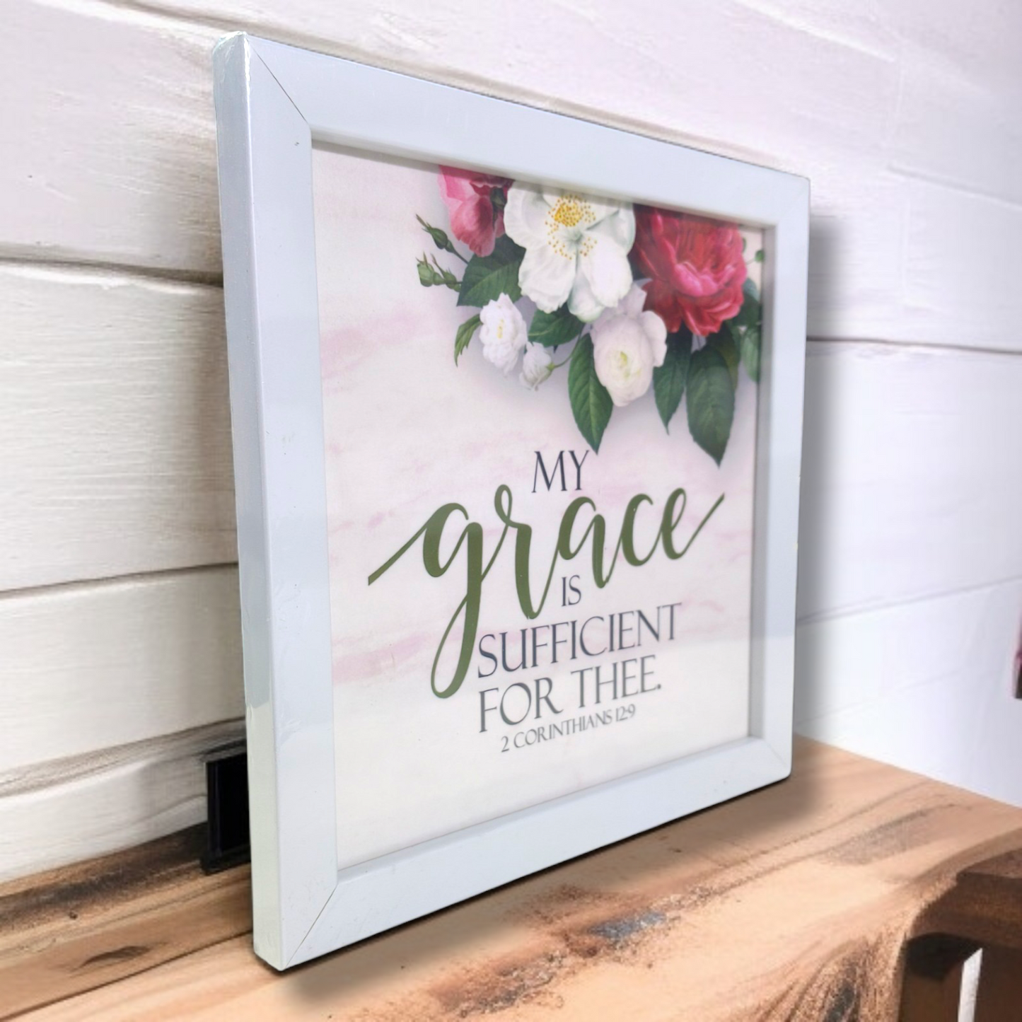 High Quality |Best Gift For Home Decor | Size : 8 inch By 8 inch |D12| Premium Hindi Bible Verses Photo Frame |Hanging Frame |