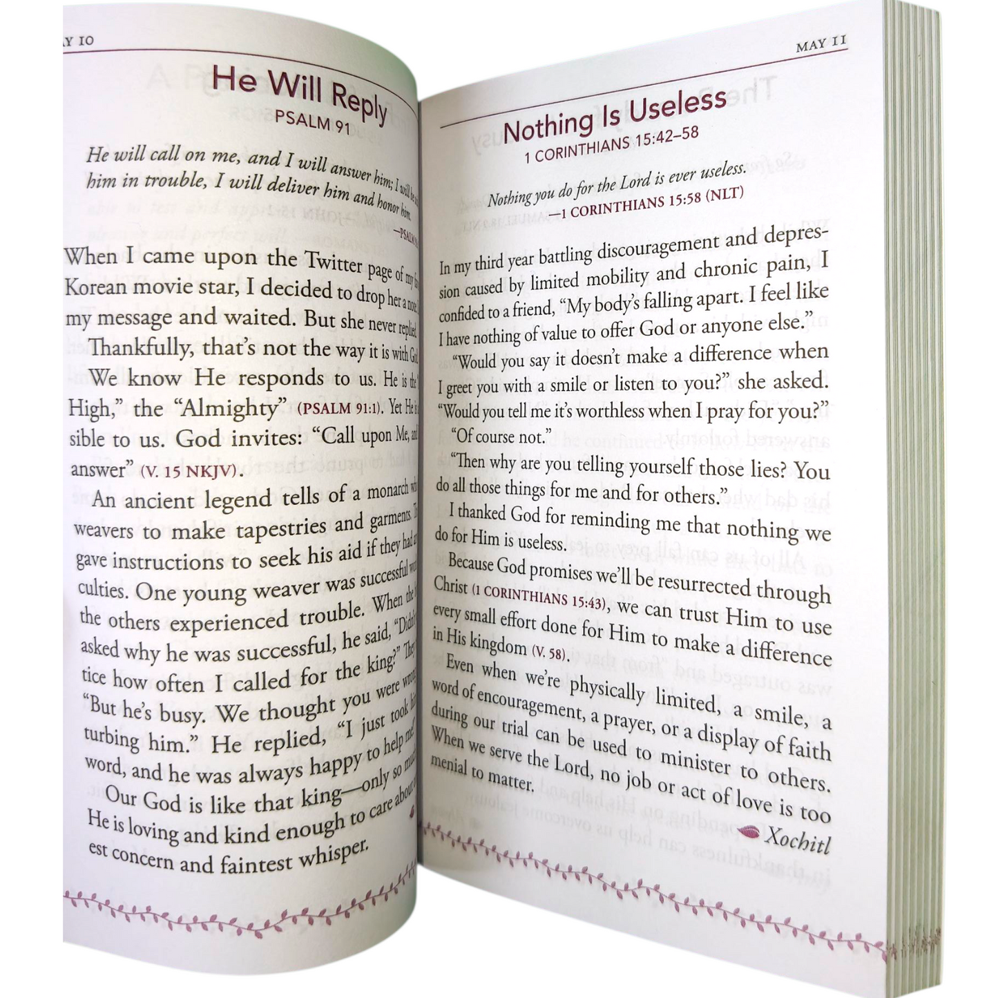 2026 Our Daily Bread “God Heard Her” Women’s Planner – Beautifully Designed English Bible Verse & Devotional Diary with Prayer, Gratitude & Monthly Planning Pages