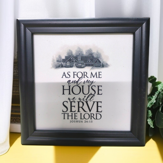 Hindi Bible Verse Frame Board | 5x5 Inch Size | High-Quality | Stand Frame's | Durable Design