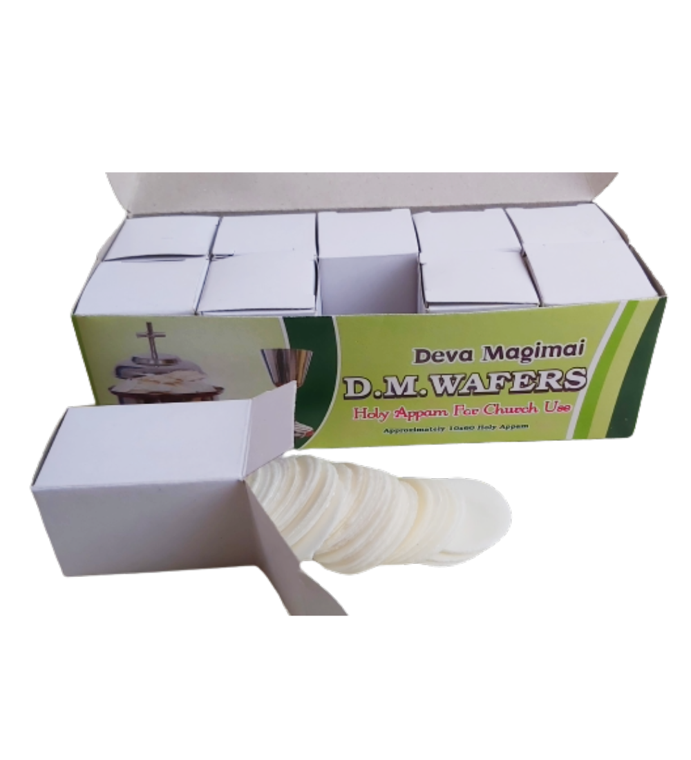 The Holy Communion Wafers | Communion Bread | 600 Appam Holy Communion Wafers | For The Lord Communion | 600 Wafers Available In The Box