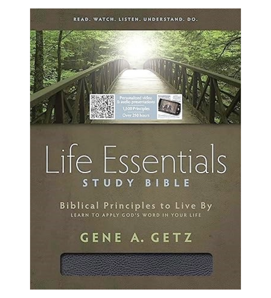 Life Essentials Study Bible | New Edition | Black Imitation Leather