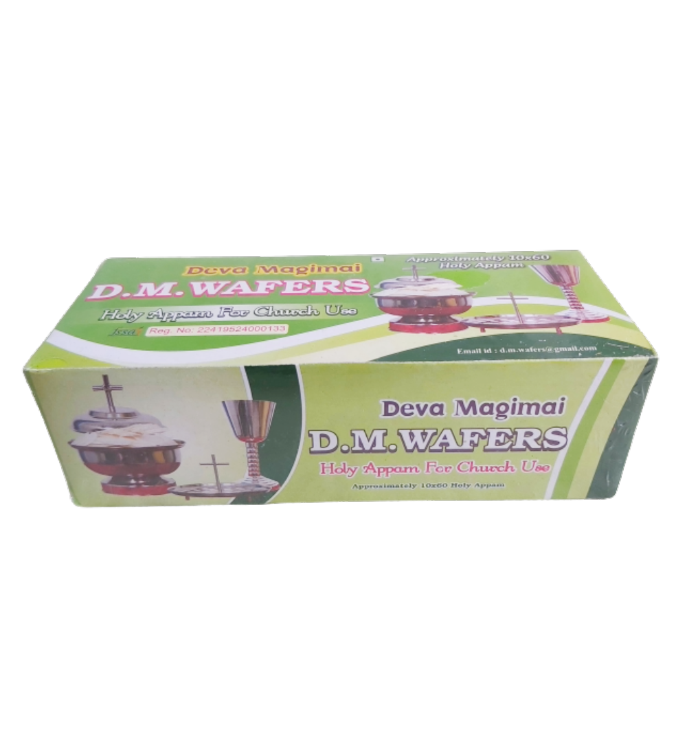The Holy Communion Wafers | Communion Bread | 600 Appam Holy Communion Wafers | For The Lord Communion | 600 Wafers Available In The Box