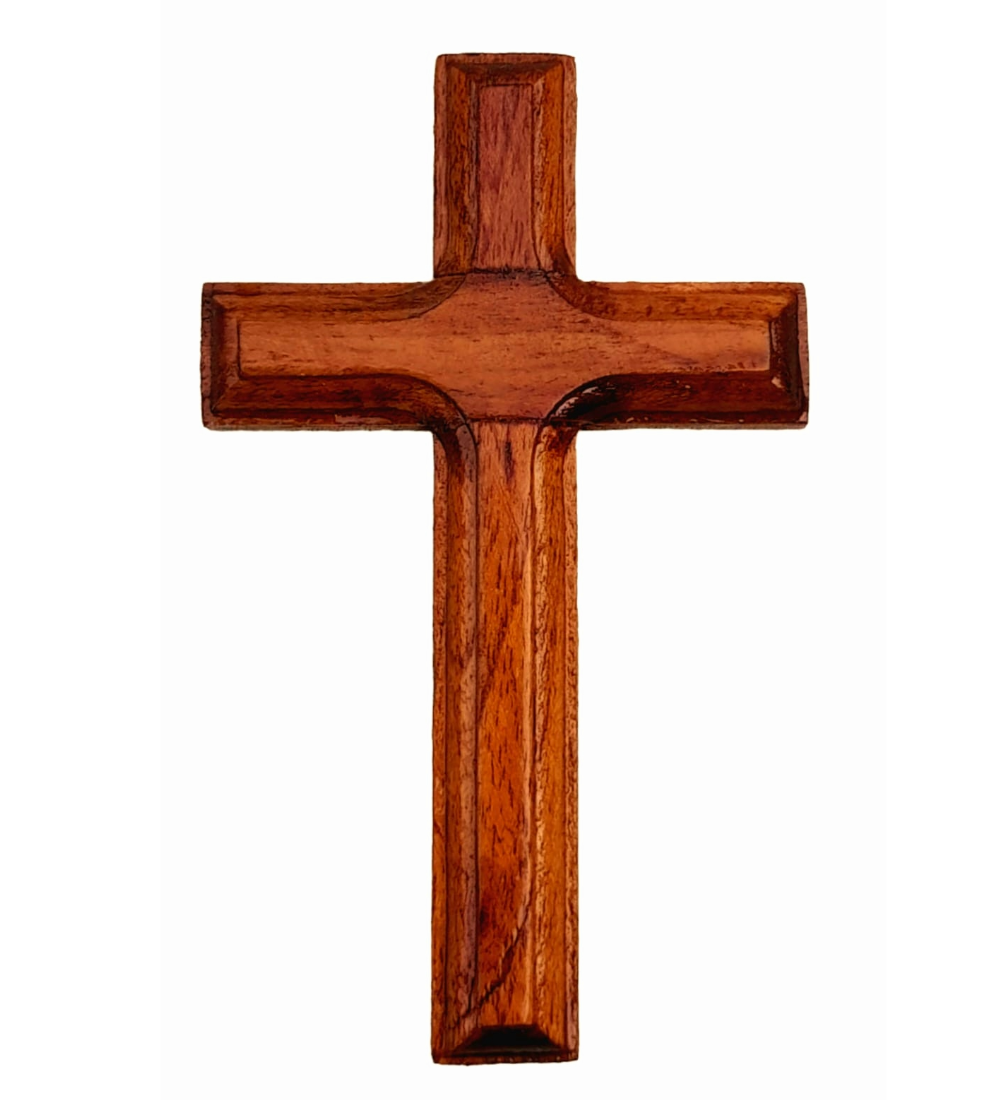 Pure Dark Wood Cross Small