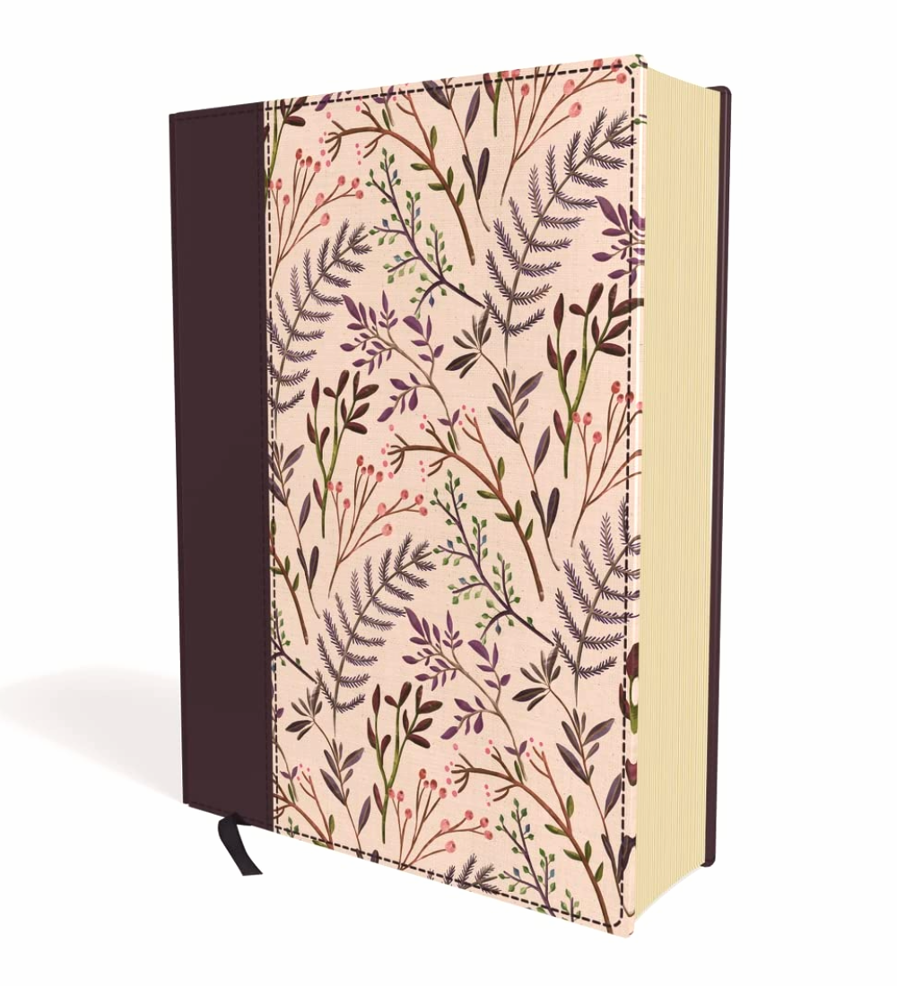 NIV Journal the Word Bible | Cloth over Board | Pink Floral | New Edition | Reflect Take Notes or Create Art Next to Your Favorite Verse