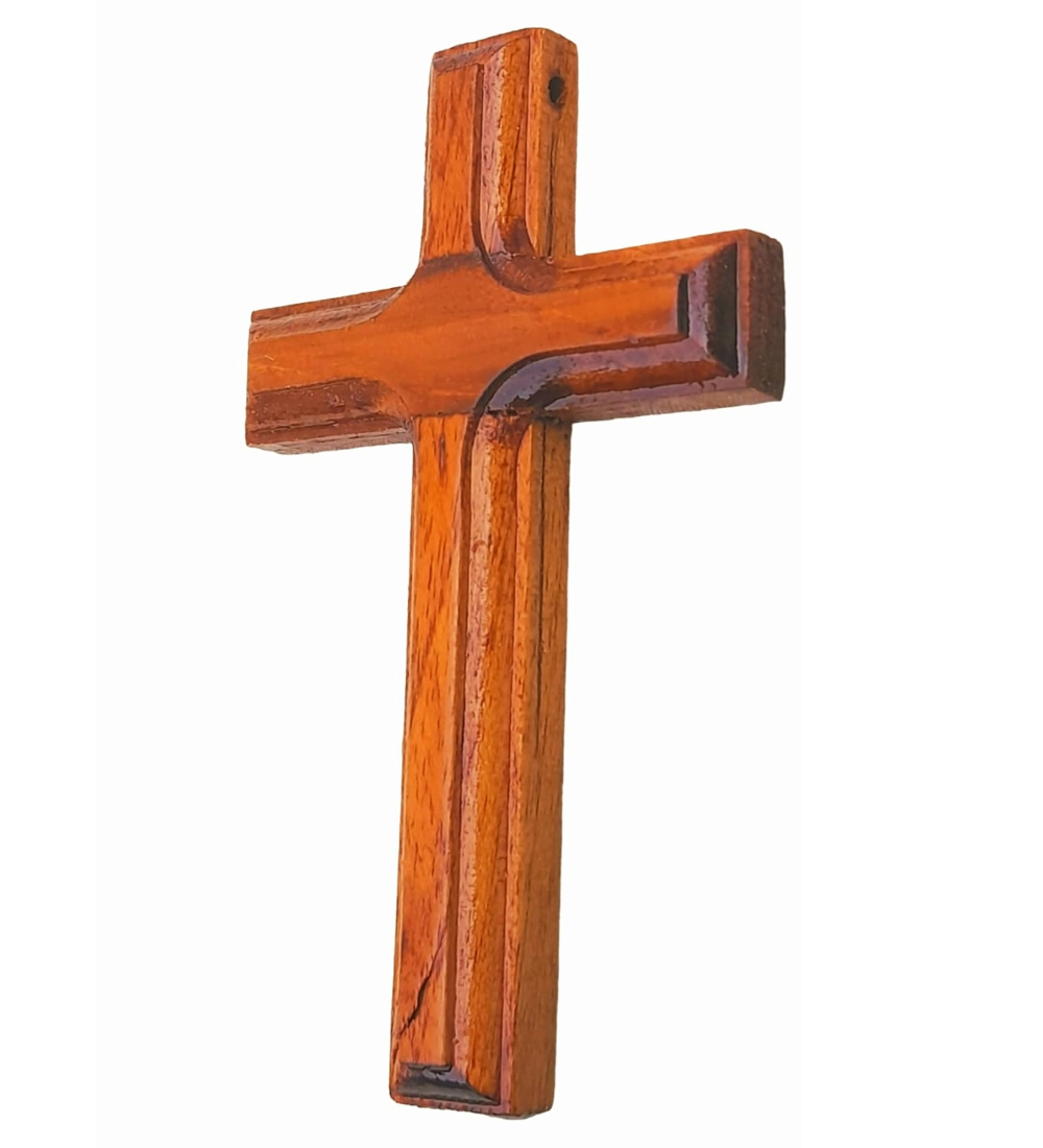 Pure Dark Wood Cross Small