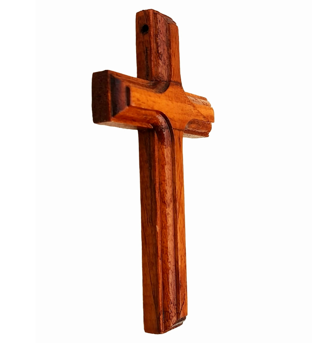 Pure Dark Wood Cross Small