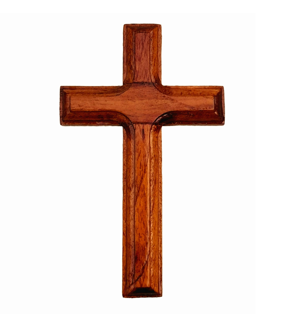 Pure Dark Wood Cross Small