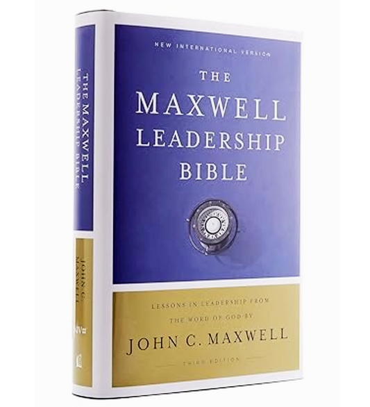 Maxwell Leadership Study Bible | New Edition | Brown Leather Imitation Cover
