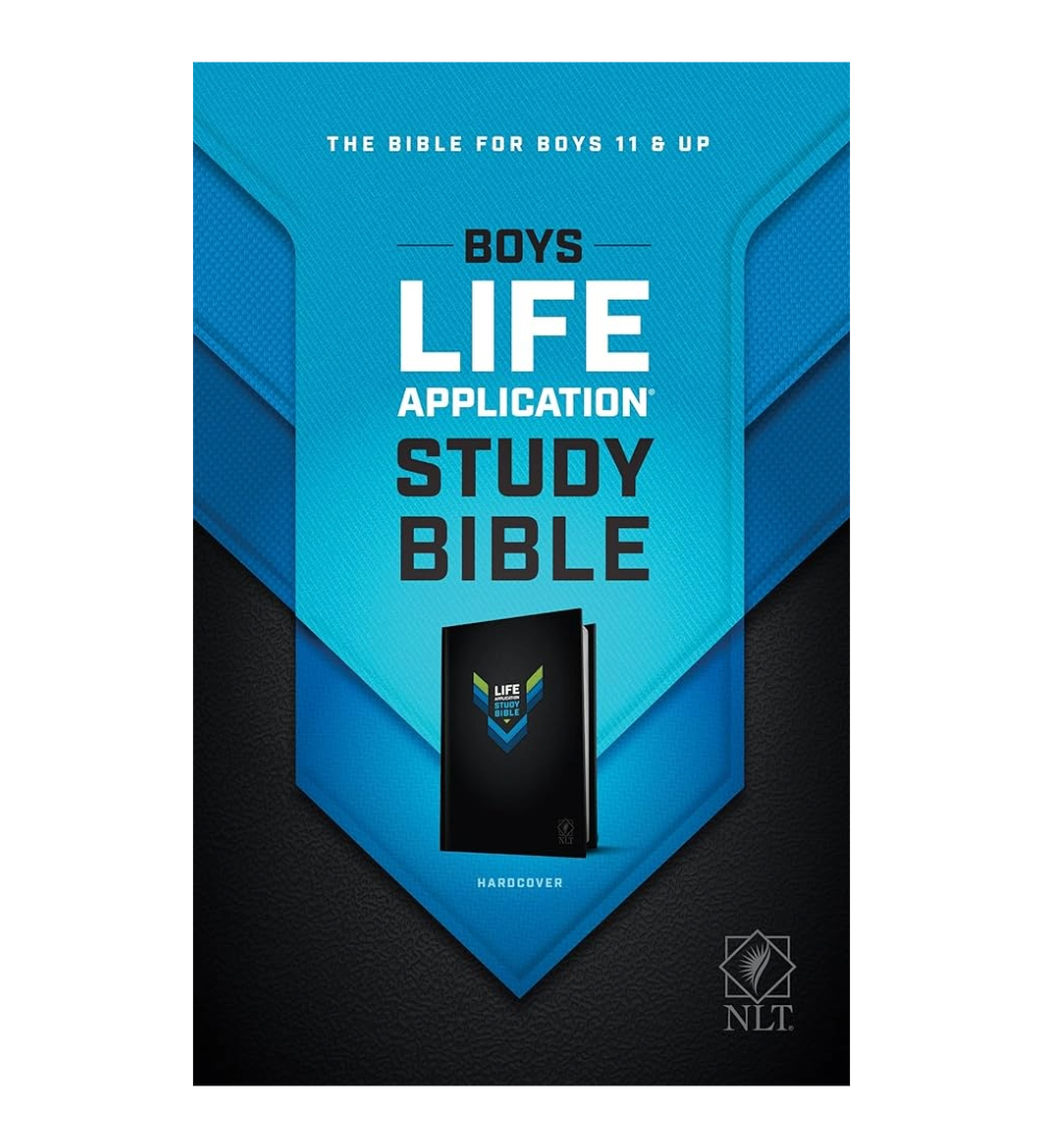 NLT Tyndale Boys Life Application Study Bible | Hard Bound Edition | Neon/Black NLT Study Bible for Boys | New Edition