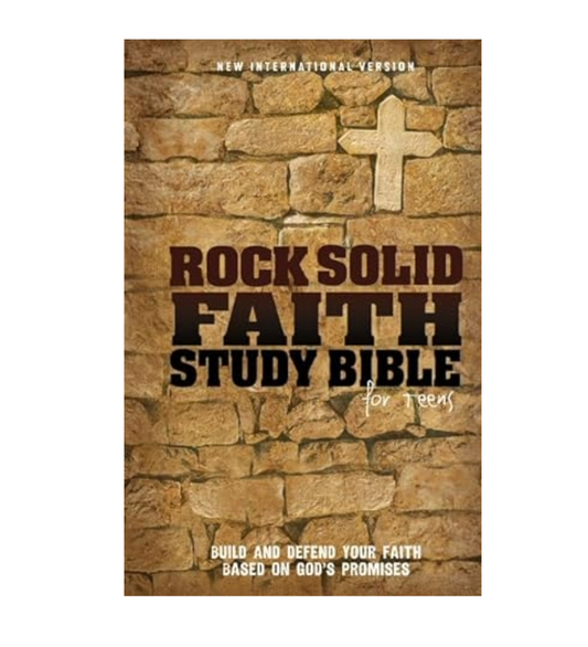 NIV Rock Solid Faith Bible | Study Bible | Hard Bound Edition | New Edition