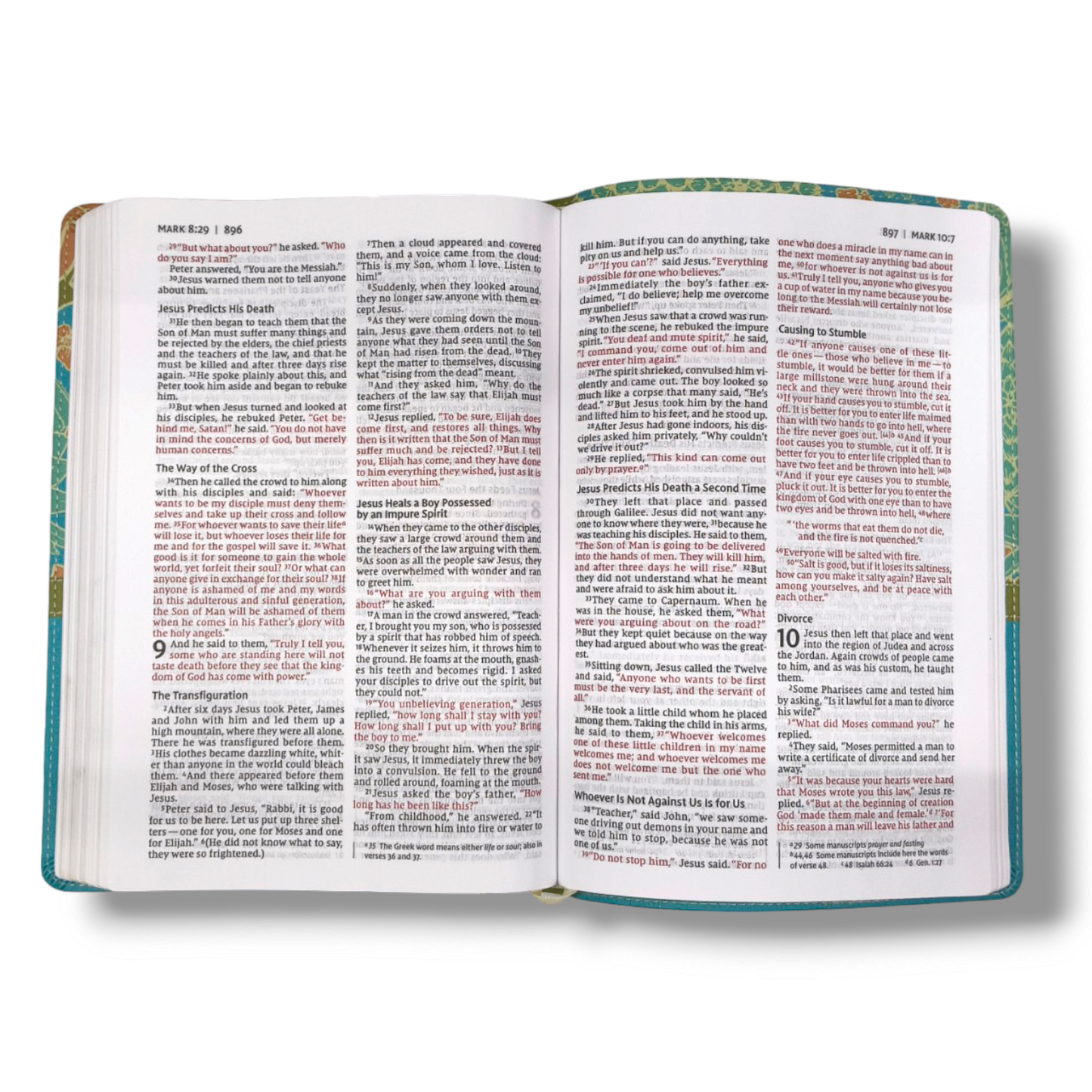 NIV Thinline Bible | Giant Print | Thinline Giant Print | Imitation Leather | Red Letter Edition | New International Version | Turquoise | Leathersoft | New Edition