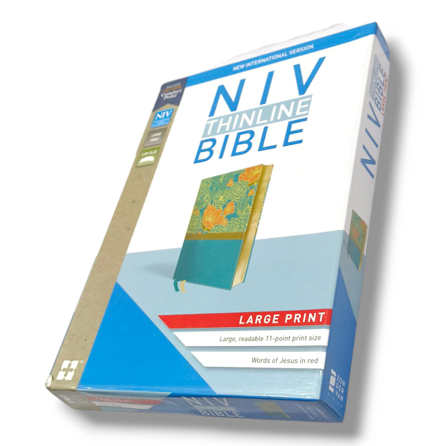 NIV Thinline Bible | Giant Print | Thinline Giant Print | Imitation Leather | Red Letter Edition | New International Version | Turquoise | Leathersoft | New Edition