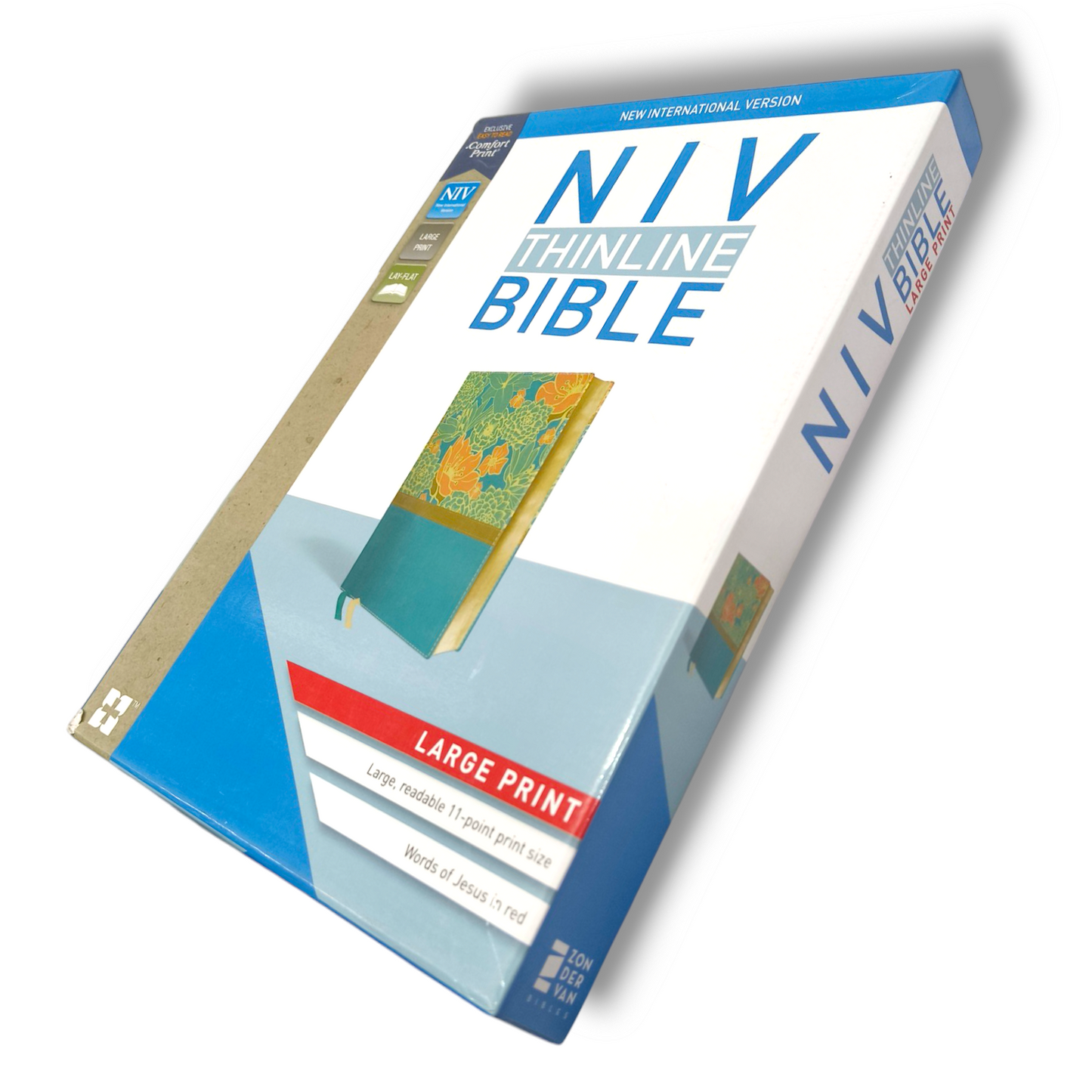 NIV Thinline Bible | Giant Print | Thinline Giant Print | Imitation Leather | Red Letter Edition | New International Version | Turquoise | Leathersoft | New Edition