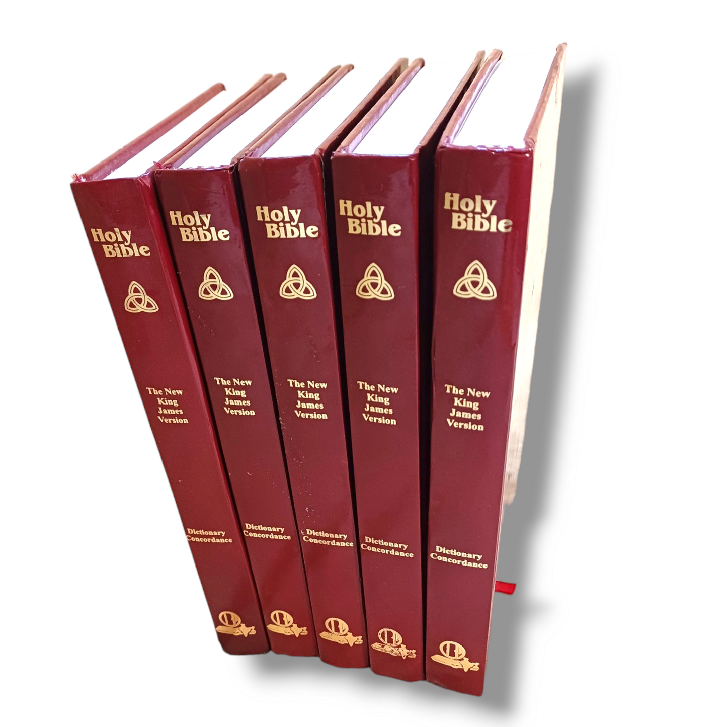 NKJV Holy Bible | Dictionary Concordance Bible | Pack Of Five ( 5 ) Hard Bound Edition | In Red Color Bound | New Edition