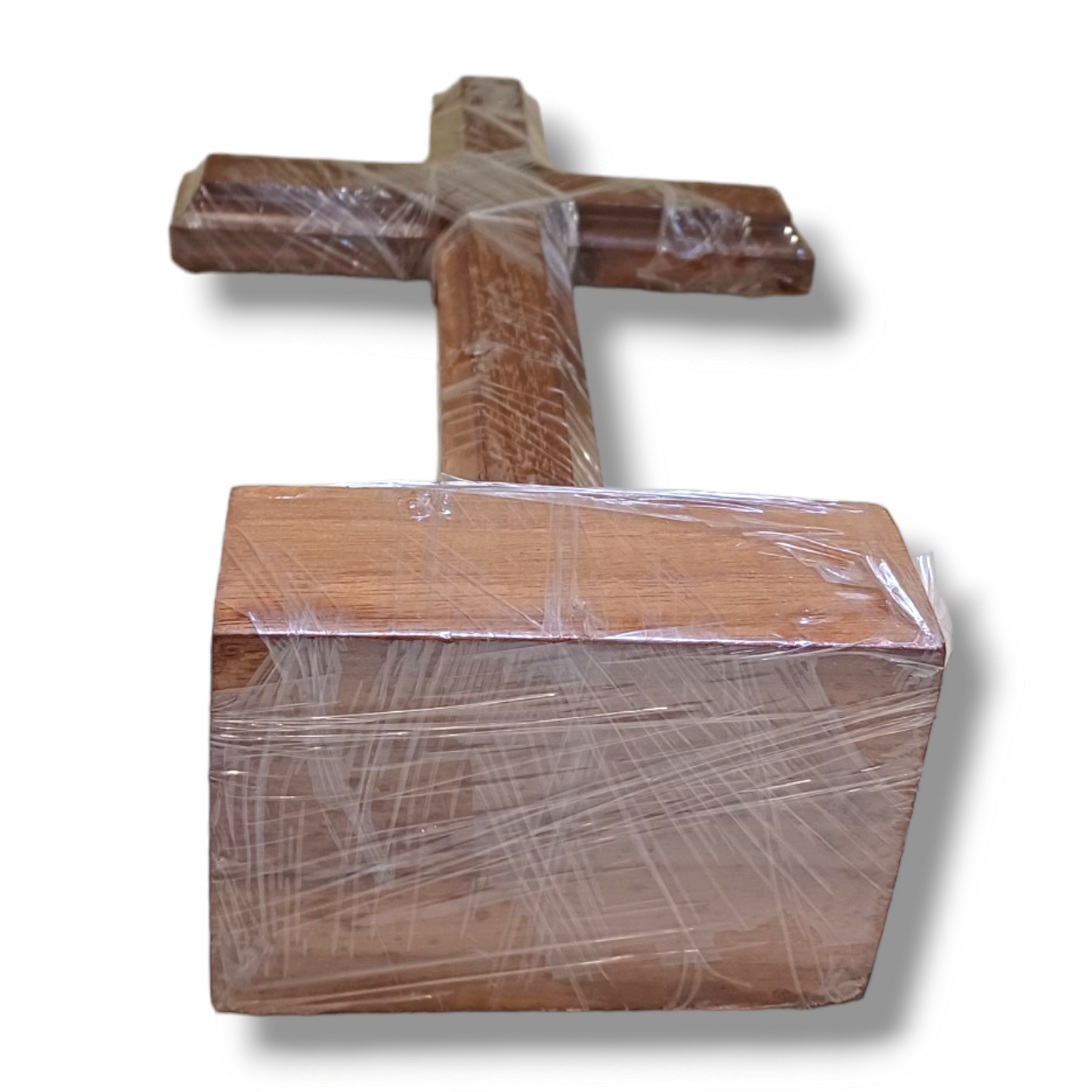 Stand Wooden Cross | Pure Wood | With Attached Wood Stand | Attractive Wooden Cross For Home