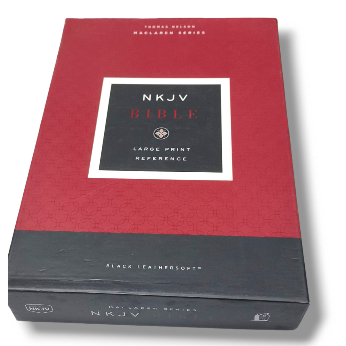 NKJV, Large Print Verse-by-Verse Reference Bible | Maclaren Series | Leathersoft, Black Cover | Comfort Print | New King James Version