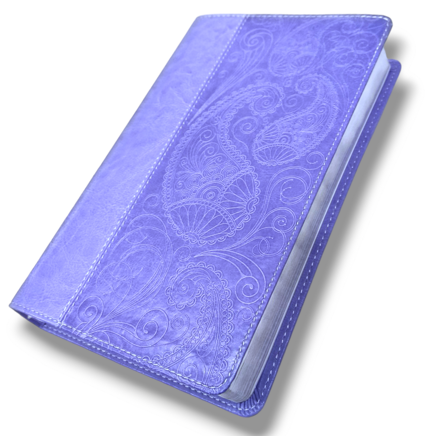 NIV Thinline Reference Bible | Attractive Purple Design Bound Cover | Holy Bible: New International Version | Lavender | Italian Duo-Tone | New Edition