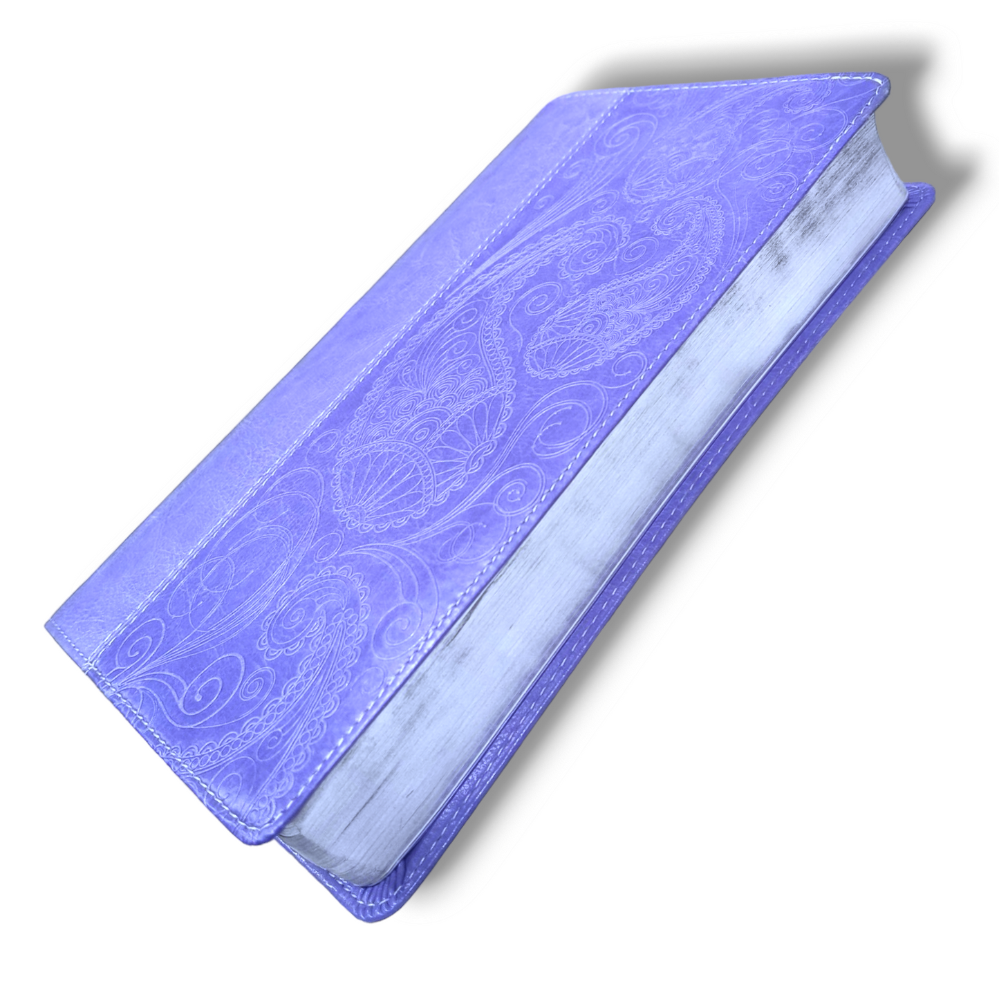 NIV Thinline Reference Bible | Attractive Purple Design Bound Cover | Holy Bible: New International Version | Lavender | Italian Duo-Tone | New Edition