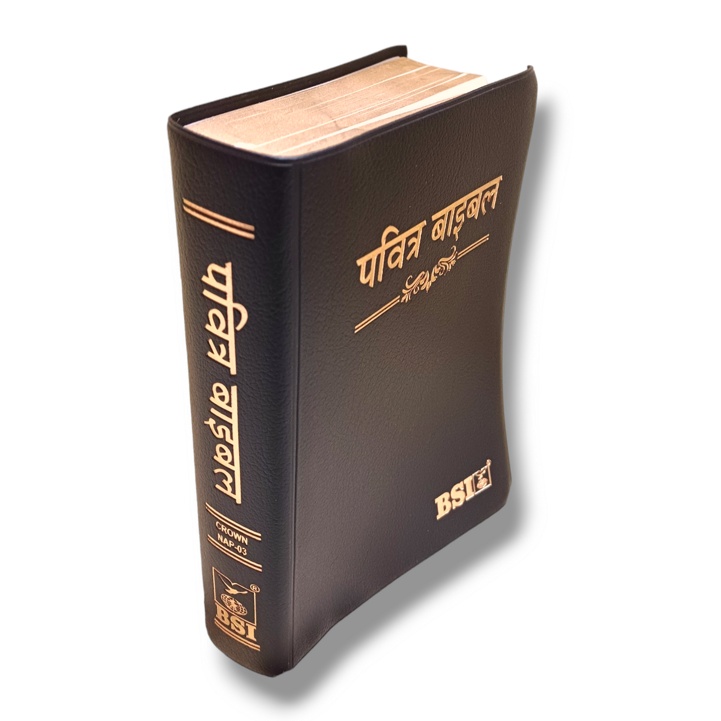 Holy Hindi Bible | Crown Size Edition | Maroon Color Bound | With Golden Edge | Attractive Bound Edition | New Edition