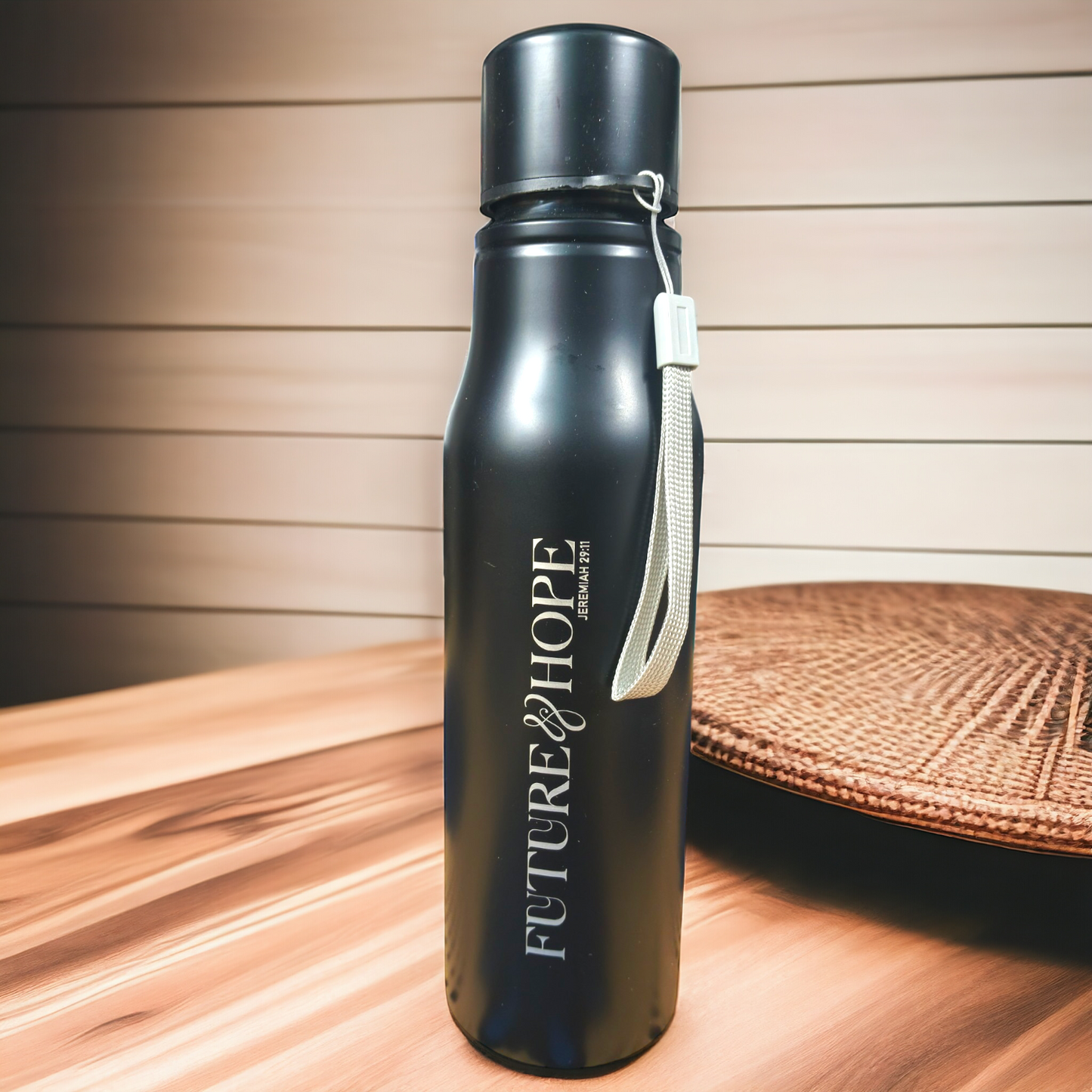 Premier Stainless Steel | Bible Verses Printed ( Future & Hope Jeremiah 29:11 ) Water Bottle | 750 ml| Premier Kitchen | Pure Stel