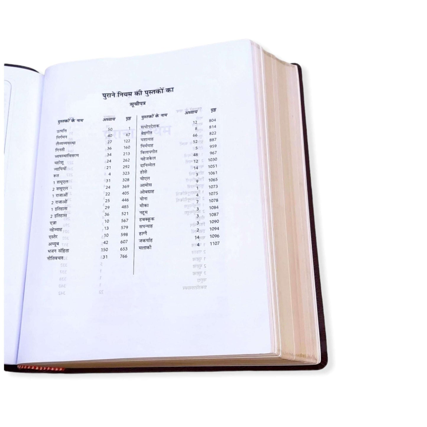 The Holy Pulpit Big Letter | Leather Cover | Golden Edge Bible | In Hindi Leather Cover | New Edition