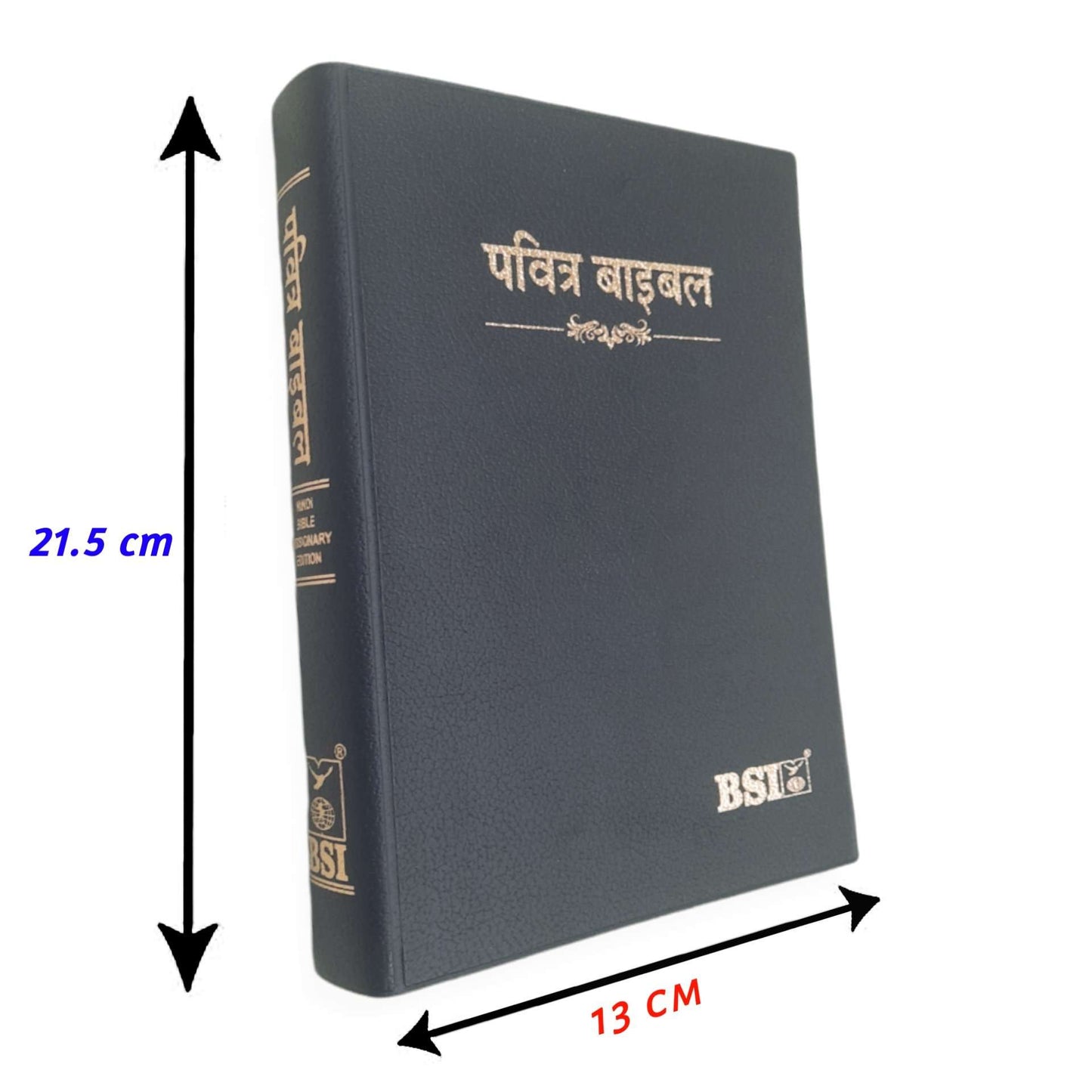 Hindi Bible | with Thumb Index | Missionary Regular Edition | Medium Size | Amity Edition | Golden Edge