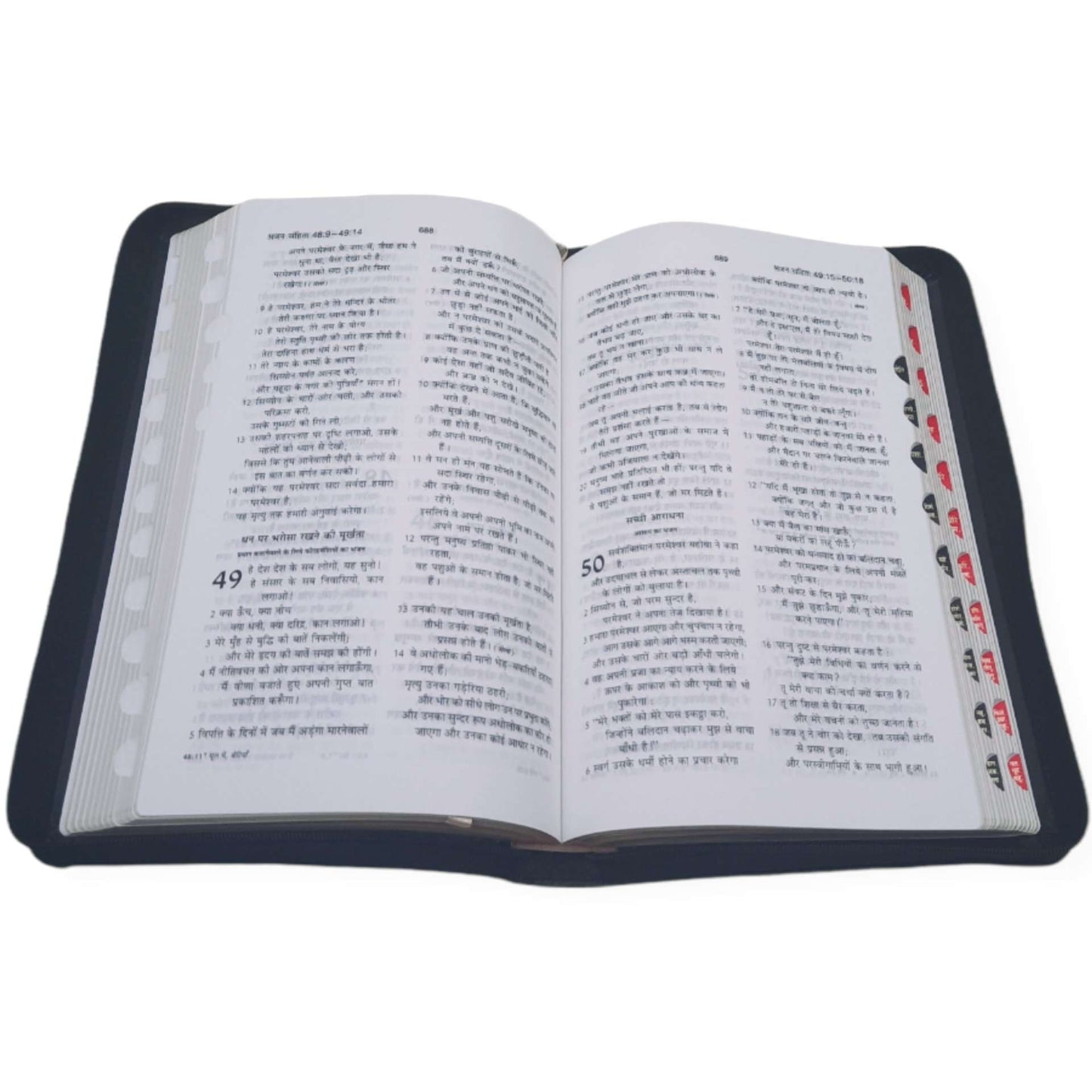 Holy Bible in Hindi | with Thumb Index | & Strong Zip | Missionary Regular Edition | Amity Edition | New Edition