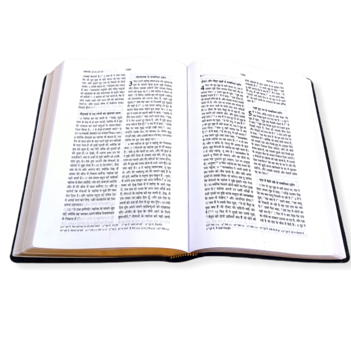 The Holy Pulpit Bible | Big Letter Bible | Golden Edge Bible | In Hindi Leather Cover | New Edition