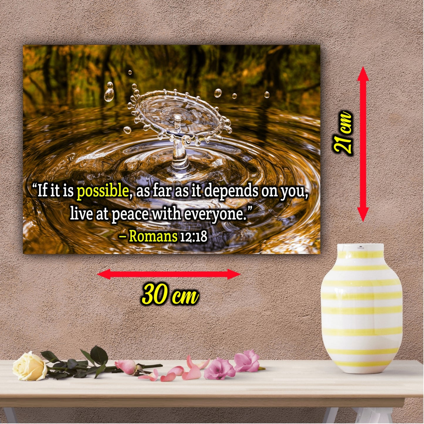 Bible Verse Wall Poster