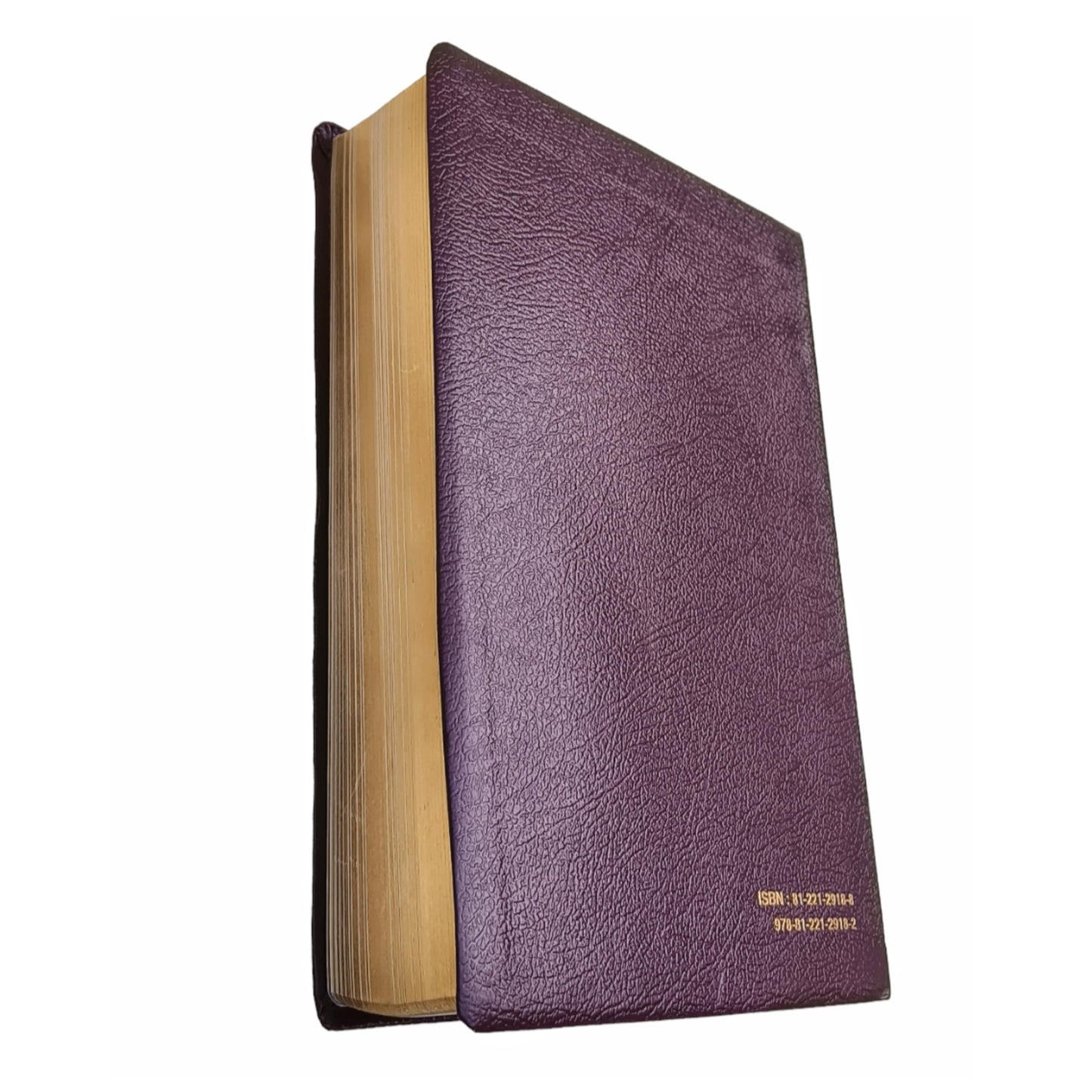 English Hindi Diglot Bible in Leather Bond