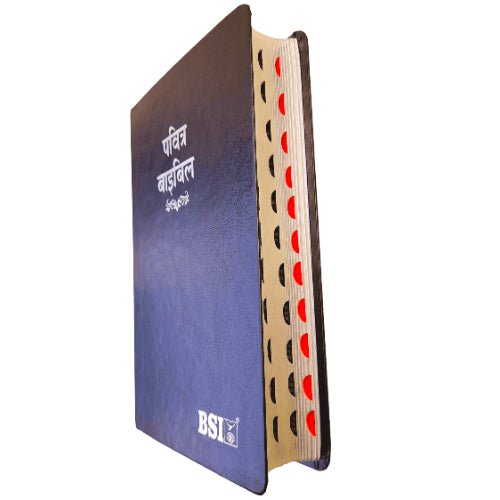 Hindi Bible with Thumb Index Black Color Bound