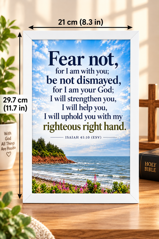 Isaiah 41:10 Bible Verse Frame – Fear Not