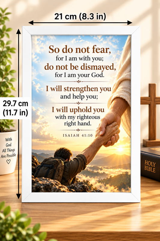 Isaiah 41:10 Bible Verse Frame – Do Not Fear