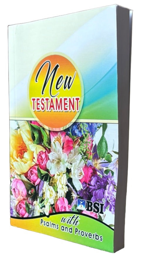English New Testament Bible with Psalms and Proverbs in Paperback