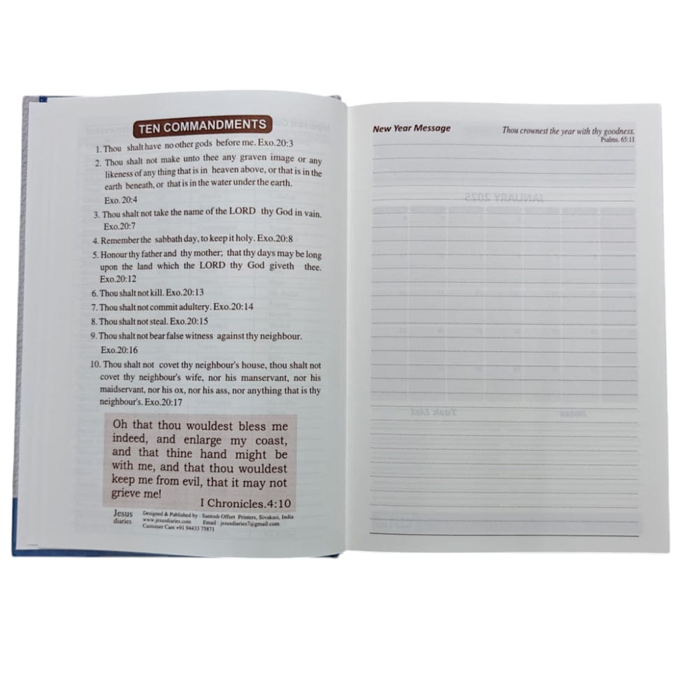 Grace-Filled 2026 Planner – Daily Bible Verses and Christian Reflections Diary