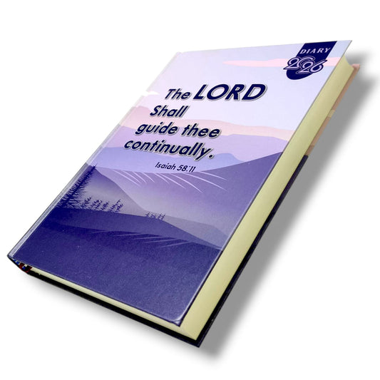 Premium 2026 Bible Verse Diary | Elegant English Planner for Spiritual Growth & Daily Planning