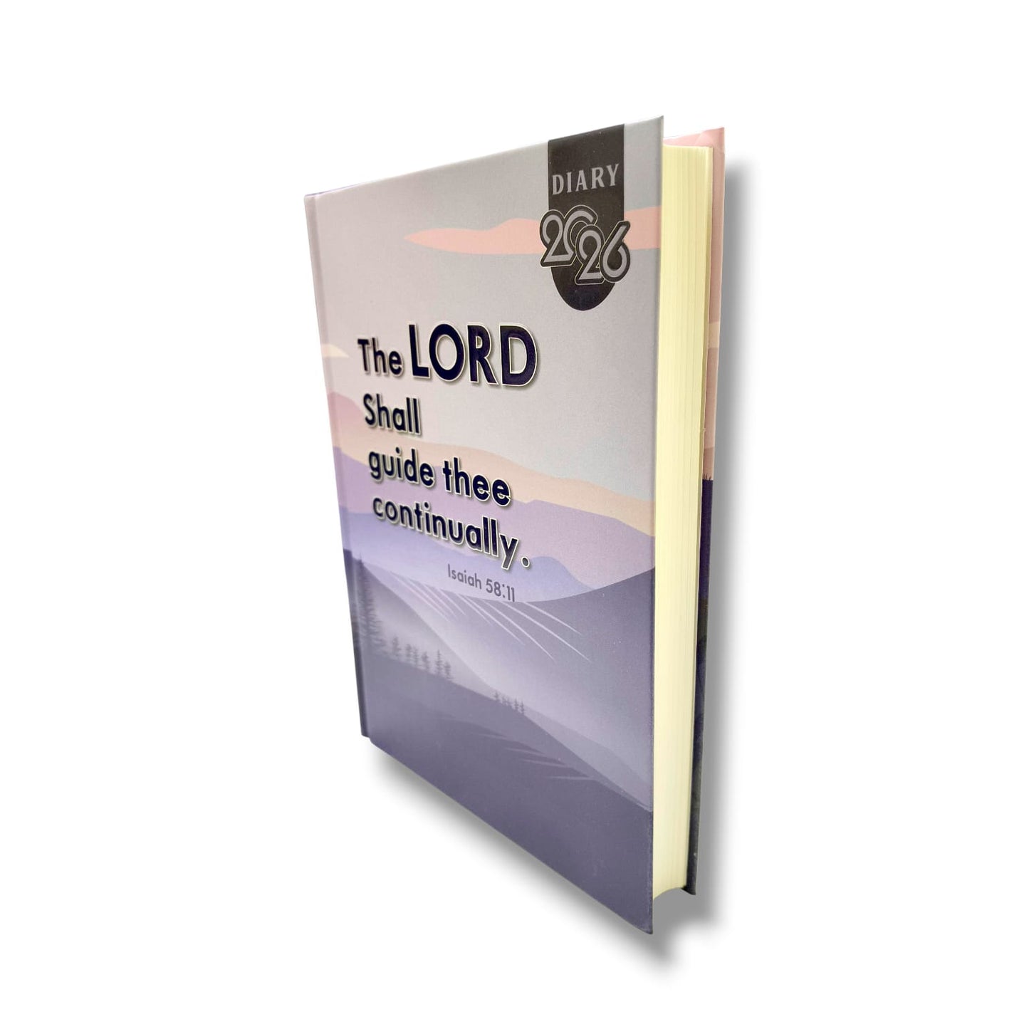 Premium 2026 Bible Verse Diary | Elegant English Planner for Spiritual Growth & Daily Planning