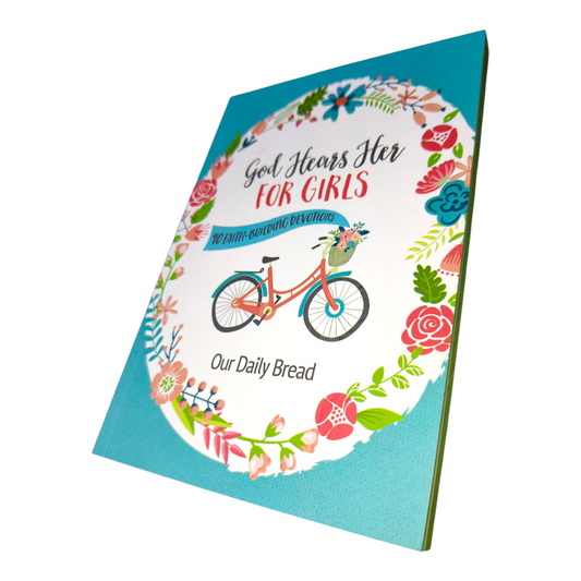 2026 Our Daily Bread “God Hears Her for Girls” Planner – Beautifully Designed English Bible Verse Diary with 90 Faith‑Building Devotions, Prayer & Daily Schedule Pages