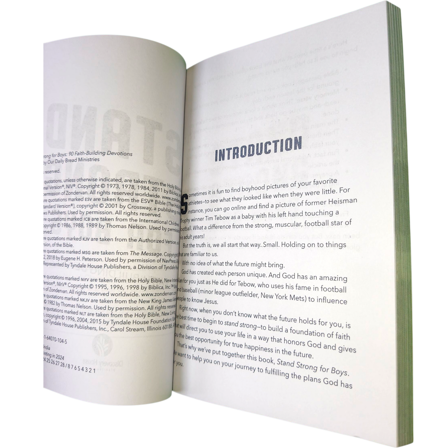 Stand Strong: A Devotional for Boys on Courage, Character, and Faith - from Our Daily Bread