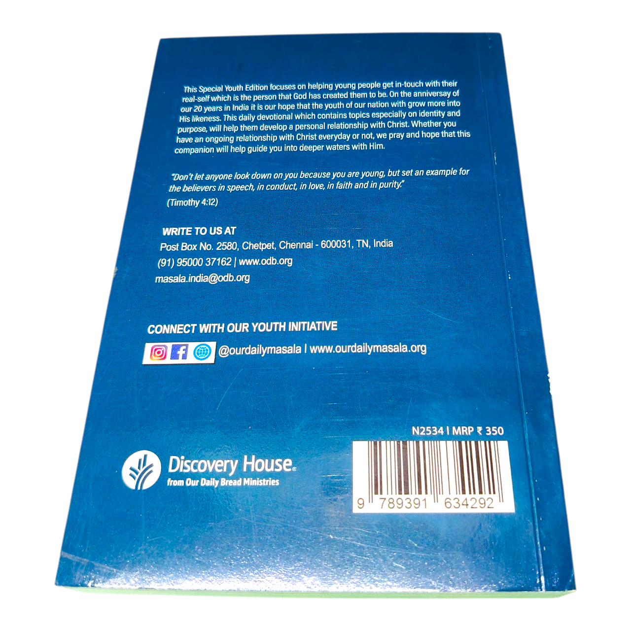 2026 “Who Am I?” Our Daily Bread Youth Planner – Special English Bible Verse Edition Christian Diary with Identity‑in‑Christ Devotions, Prayer & Daily Schedule Pages