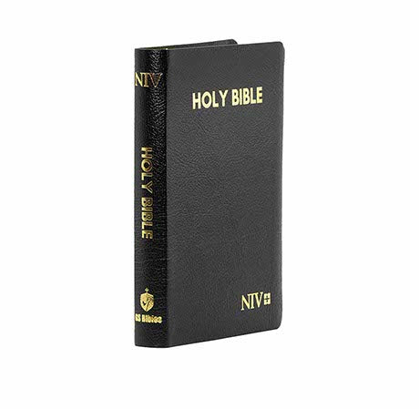 NIV Holy Bible Capsule, Black