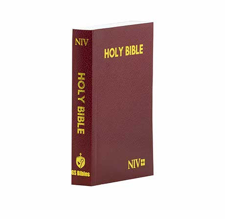 NIV Holy Bible Compact Burgundy