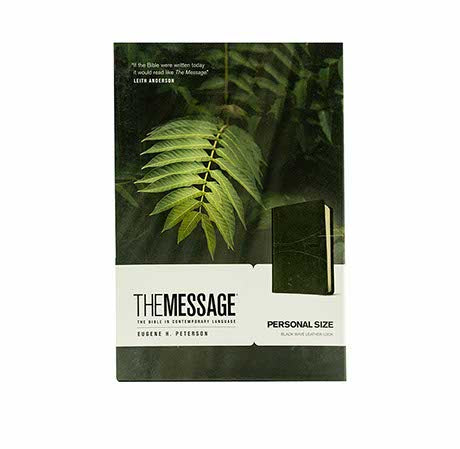 The Message Personal Size (Leather-Look, Black): The Bible in Contemporary Language