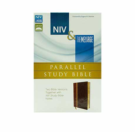 NIV The Message Parallel Study Bible: Two Bible Versions together with NIV Study Bible Notes