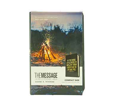 The Message Compact (Leather-Look, Black): The Bible in Contemporary Language