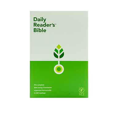 NLT Daily Reader's Bible (Softcover, Red Letter)