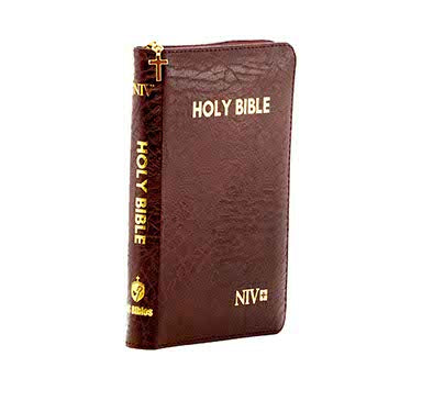 NIV Compact Zip Cross Cranberry