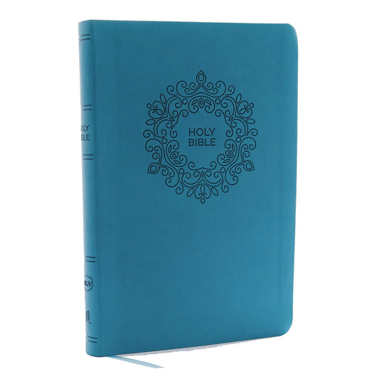 NKJV Value Thinline Bible, Large Print, Turquoise Leathersoft is a timeless treasure