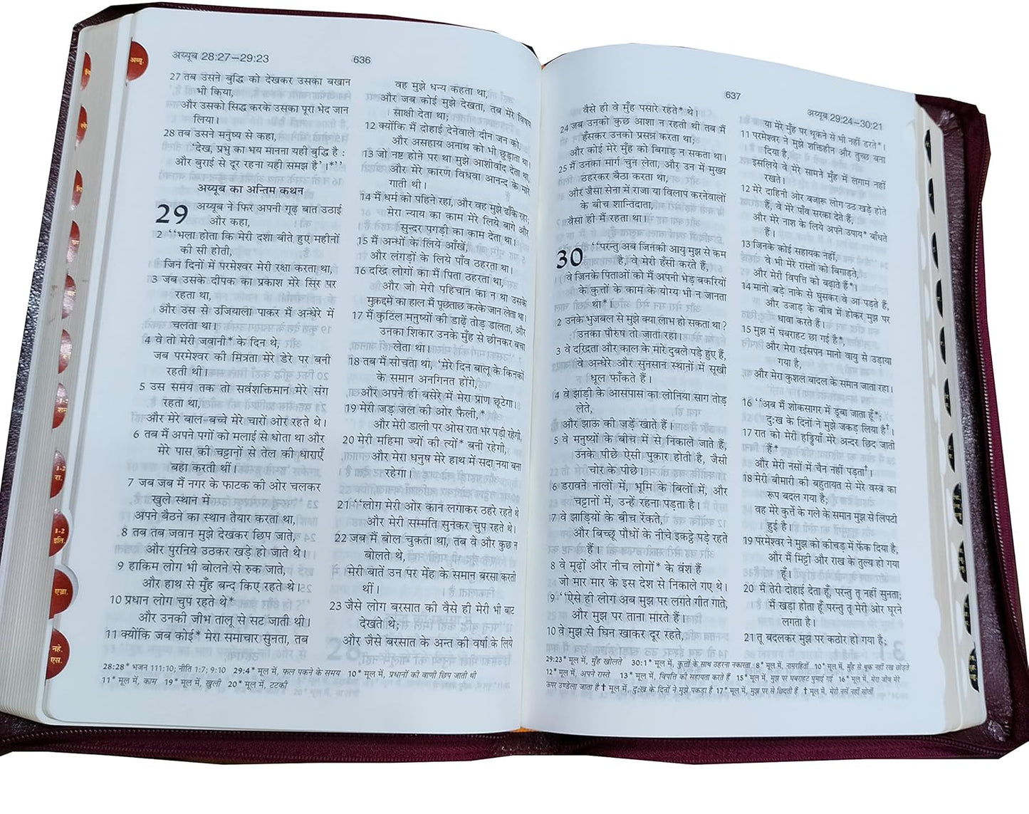 Hindi Wedding Bible OV 55ZTI (R) BL ZIP (KBS) - White, Korean Print, Golden Edge, Index, BSI Edition