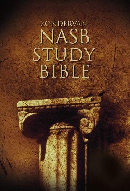 Zondervan NASB Study Bible Hardcover with Red Letter edition, perfect for in-depth Bible study
